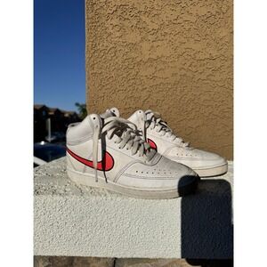 Nike Shoes Women's Court Mid Athletic Sneakers Sz US 6.5 CD5436-102 White Pink